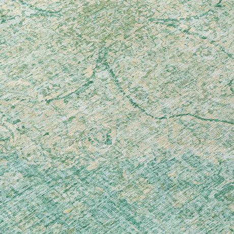 Addison Chantille ACN2136 Global Machine Made Traditional Teal Rug