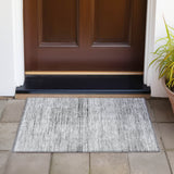 Addison Chantille ACN2137 Stripes Machine Made Transitional Gray Rug