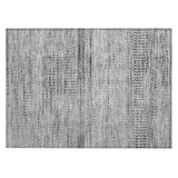 Addison Chantille ACN2137 Stripes Machine Made Transitional Gray Rug