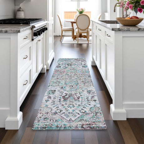 Addison Chantille ACN2138 Global Machine Made Traditional Sky Rug