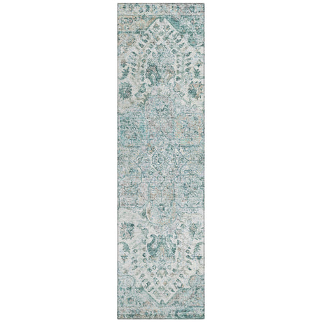 Addison Chantille ACN2138 Global Machine Made Traditional Teal Rug