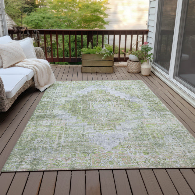 Addison Chantille ACN2140 Global Machine Made Traditional Aloe Rug