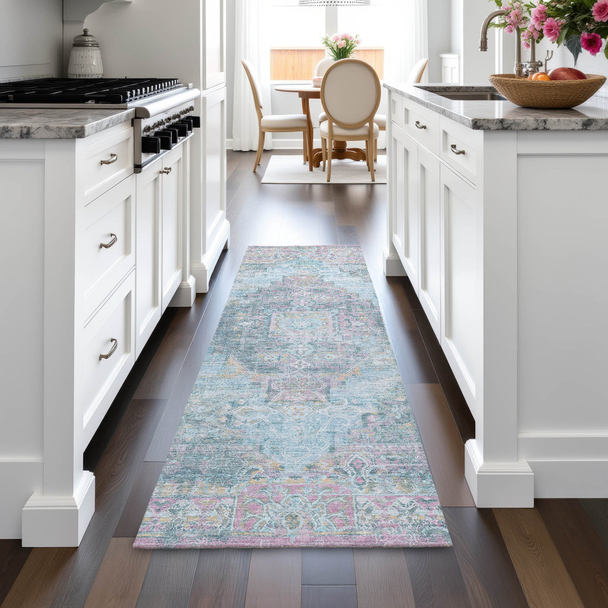 Addison Chantille ACN2140 Global Machine Made Traditional Blue Rug