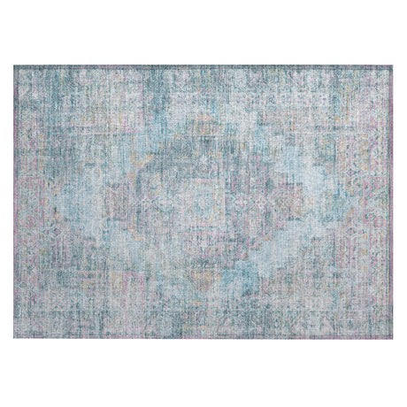 Addison Chantille ACN2140 Global Machine Made Traditional Blue Rug