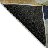 Addison Chantille ACN2141 Abstract Machine Made Transitional Green Rug