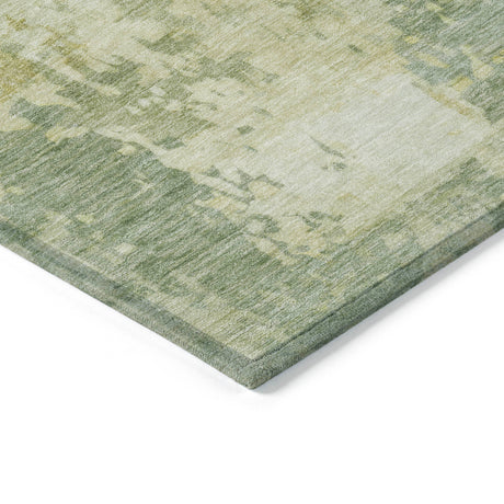Addison Chantille ACN2142 Abstract Machine Made Transitional Aloe Rug