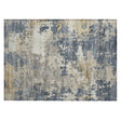 Addison Chantille ACN2142 Abstract Machine Made Transitional Blue Rug