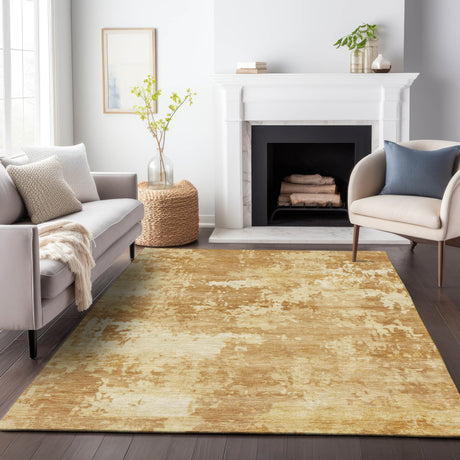 Addison Chantille ACN2142 Abstract Machine Made Transitional Copper Rug