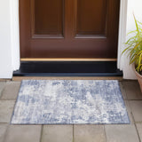 Addison Chantille ACN2142 Abstract Machine Made Transitional Denim Rug