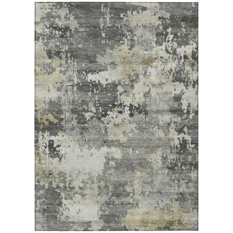 Addison Chantille ACN2142 Abstract Machine Made Transitional Pewter Rug