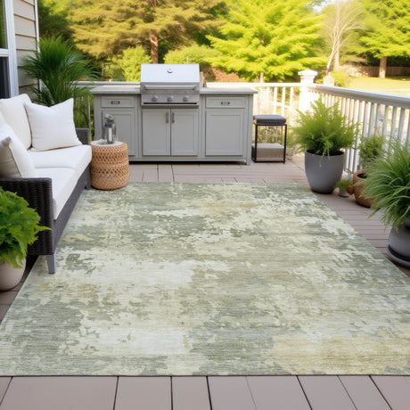 Addison Chantille ACN2142 Abstract Machine Made Transitional Sage Rug