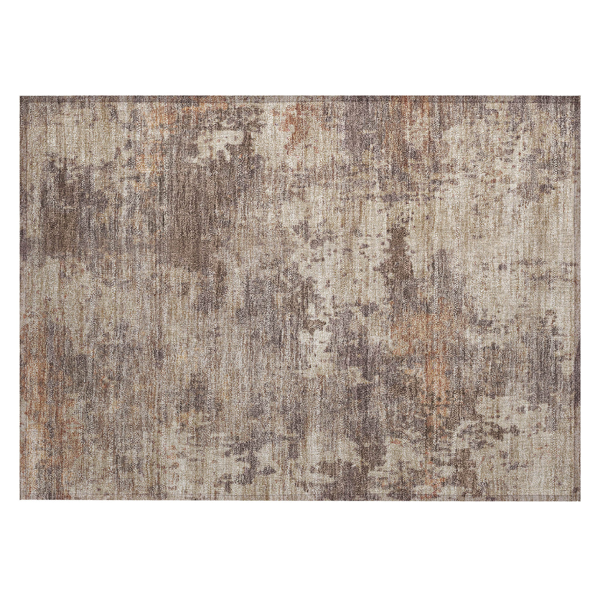 Addison Chantille ACN2143 Abstract Machine Made Transitional Brown Rug