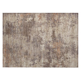 Addison Chantille ACN2143 Abstract Machine Made Transitional Brown Rug