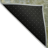 Addison Chantille ACN2143 Abstract Machine Made Transitional Green Rug