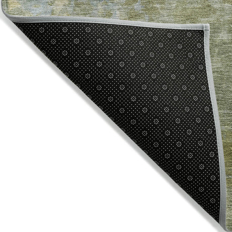 Addison Chantille ACN2143 Abstract Machine Made Transitional Green Rug