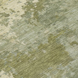 Addison Chantille ACN2143 Abstract Machine Made Transitional Green Rug