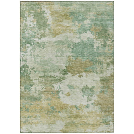 Addison Chantille ACN2144 Abstract Machine Made Transitional Aloe Rug