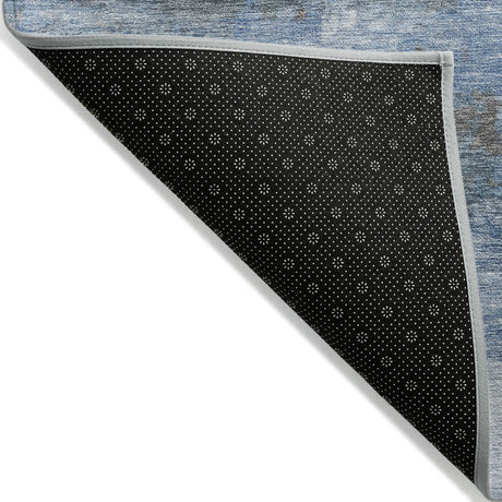 Addison Chantille ACN2144 Abstract Machine Made Transitional Blue Rug