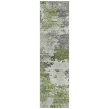 Addison Chantille ACN2144 Abstract Machine Made Transitional Olive Rug