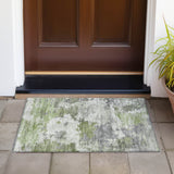 Addison Chantille ACN2144 Abstract Machine Made Transitional Olive Rug