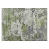 Addison Chantille ACN2144 Abstract Machine Made Transitional Olive Rug