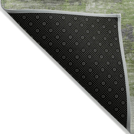 Addison Chantille ACN2144 Abstract Machine Made Transitional Olive Rug