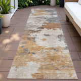 Addison Chantille ACN2144 Abstract Machine Made Transitional Paprika Rug