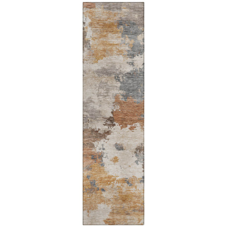 Addison Chantille ACN2144 Abstract Machine Made Transitional Paprika Rug