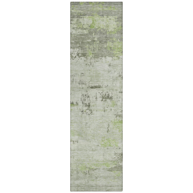 Addison Chantille ACN2145 Abstract Machine Made Transitional Aloe Rug