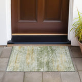 Addison Chantille ACN2146 Abstract Machine Made Transitional Aloe Rug