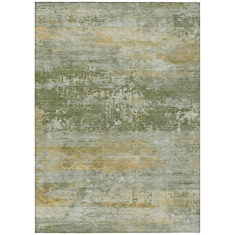 Addison Chantille ACN2146 Abstract Machine Made Transitional Aloe Rug