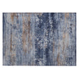 Addison Chantille ACN2146 Abstract Machine Made Transitional Blue Rug