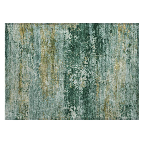 Addison Chantille ACN2146 Abstract Machine Made Transitional Green Rug
