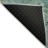 Addison Chantille ACN2146 Abstract Machine Made Transitional Green Rug