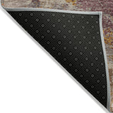 Addison Chantille ACN2147 Abstract Machine Made Transitional Rust Rug