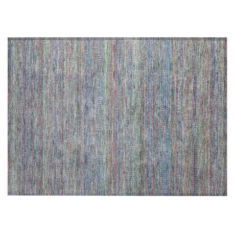 Addison Chantille ACN2148 Stripes Machine Made Transitional Blue Rug