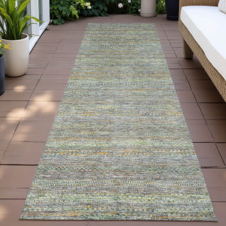 Addison Chantille ACN2148 Stripes Machine Made Transitional Gray Rug