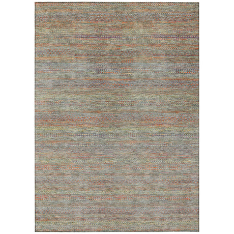 Addison Chantille ACN2148 Stripes Machine Made Transitional Sage Rug