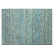 Addison Chantille ACN2148 Stripes Machine Made Transitional Teal Rug
