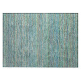 Addison Chantille ACN2148 Stripes Machine Made Transitional Teal Rug