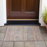 Addison Chantille ACN2148 Stripes Machine Made Transitional Terracotta Rug