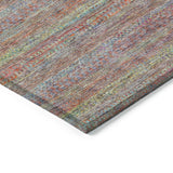 Addison Chantille ACN2148 Stripes Machine Made Transitional Terracotta Rug