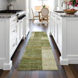 Addison Chantille ACN2149 Geometric Machine Made Transitional Aloe Rug