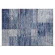 Addison Chantille ACN2149 Geometric Machine Made Transitional Blue Rug