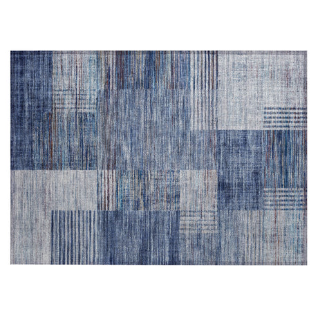 Addison Chantille ACN2149 Geometric Machine Made Transitional Blue Rug