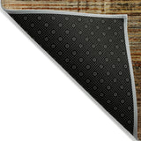 Addison Chantille ACN2149 Geometric Machine Made Transitional Brown Rug