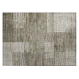 Addison Chantille ACN2149 Geometric Machine Made Transitional Pewter Rug