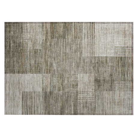 Addison Chantille ACN2149 Geometric Machine Made Transitional Pewter Rug
