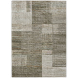 Addison Chantille ACN2149 Geometric Machine Made Transitional Pewter Rug