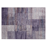 Addison Chantille ACN2149 Geometric Machine Made Transitional Plum Rug